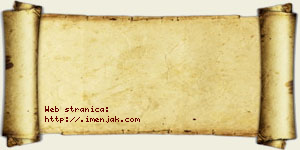 Anđela Džaković vizit kartica